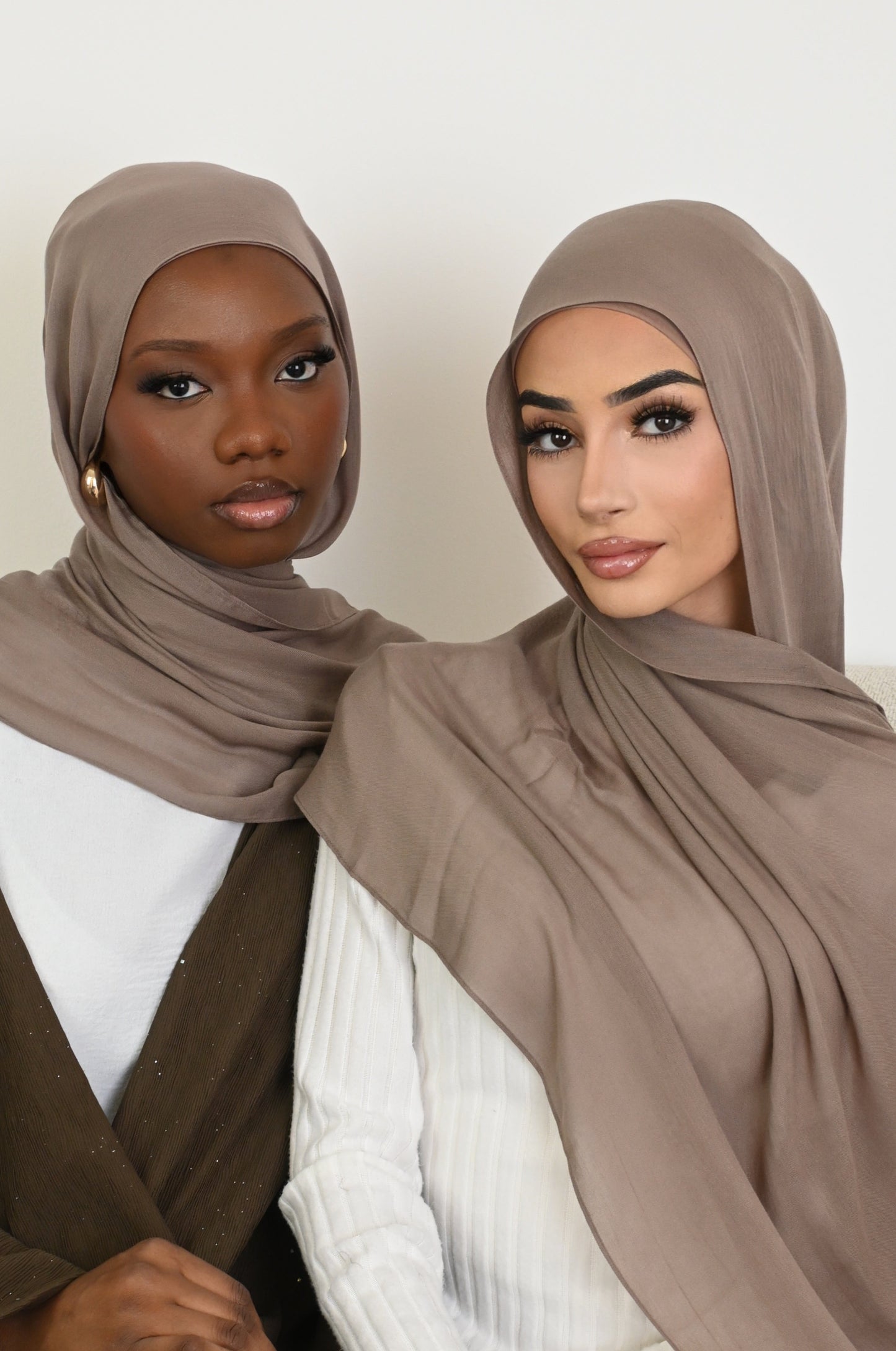 Mauve non-slip modal set