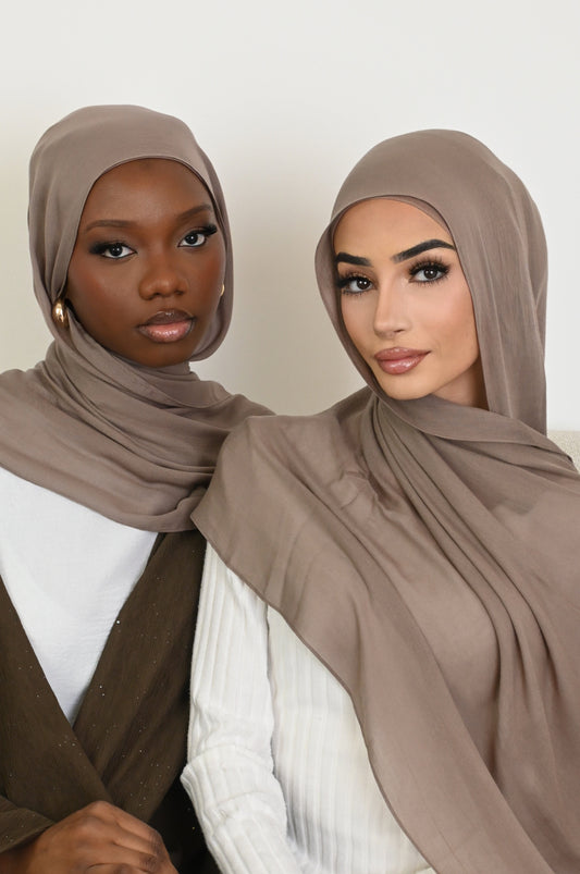 Mauve non-slip modal set