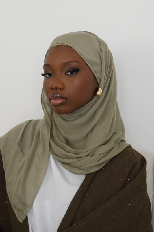 Moss non-slip hijab set