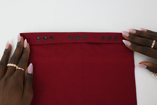 Burgundy non-slip cap