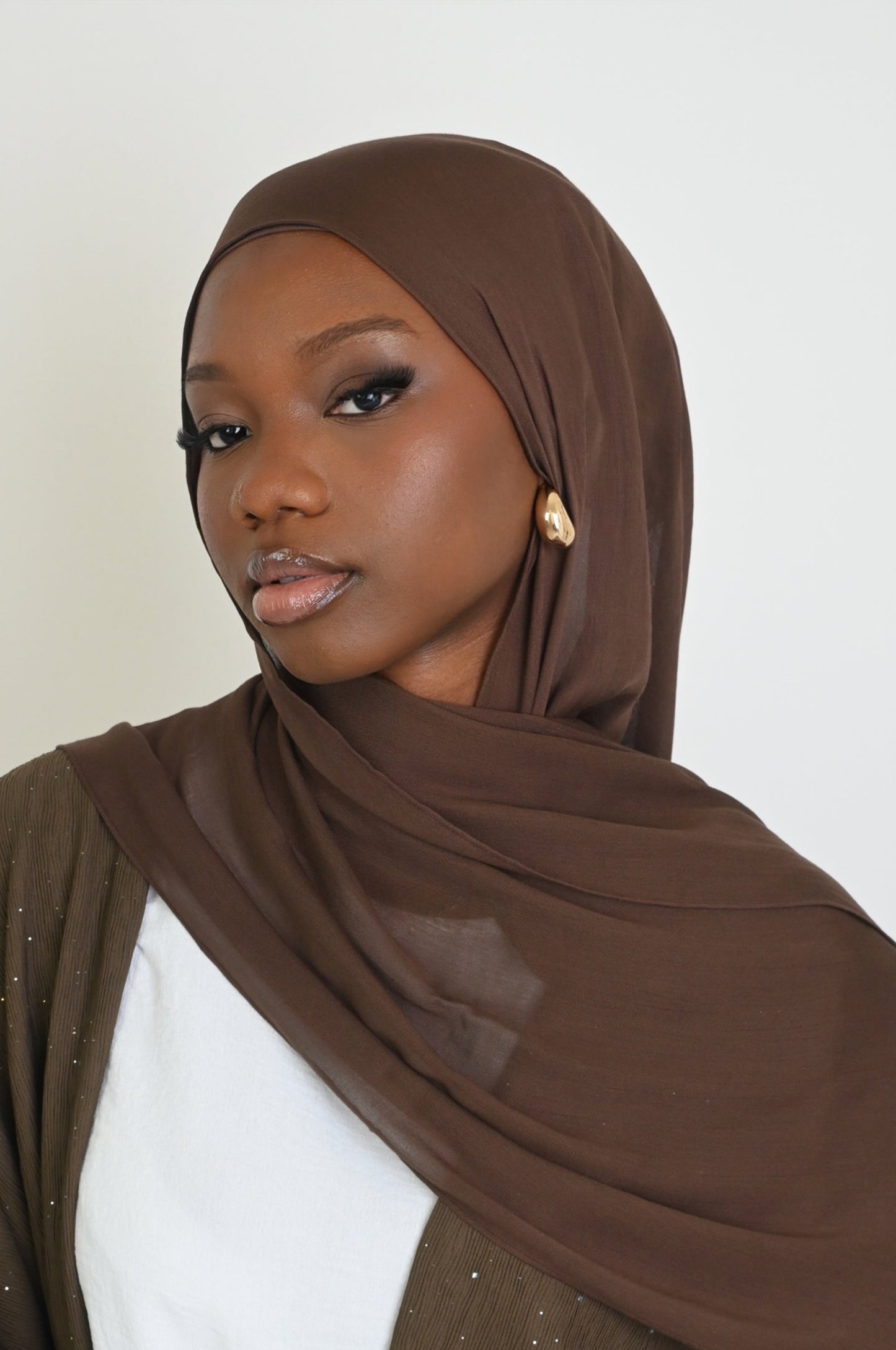 Chocolate non-slip modal set