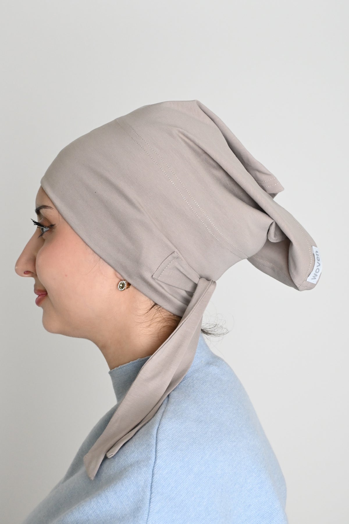 Taupe Modal Set (Includes non-slip tie back undercap)