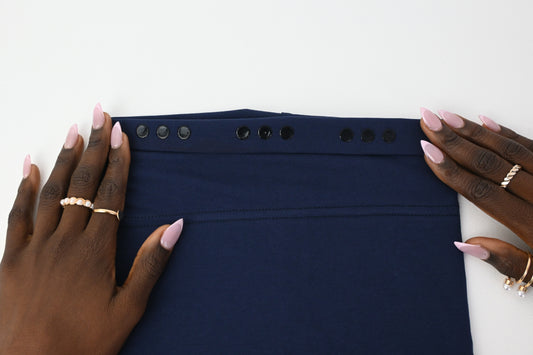 Navy non-slip cap