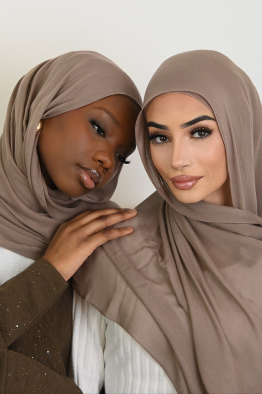 Mauve non-slip modal set