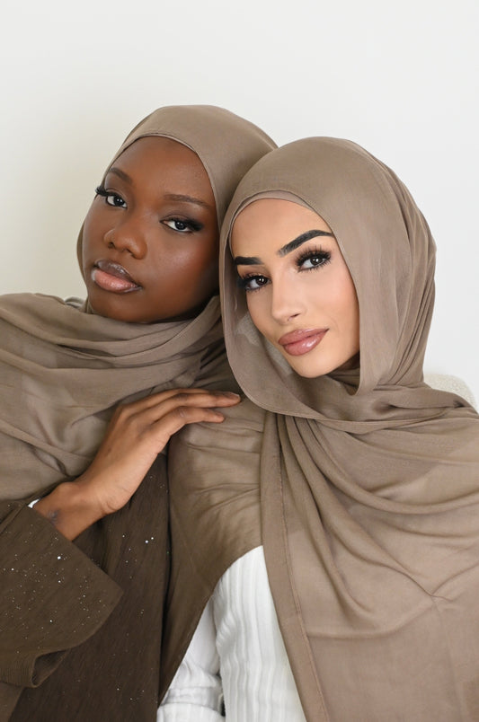 Mocha non-slip modal set